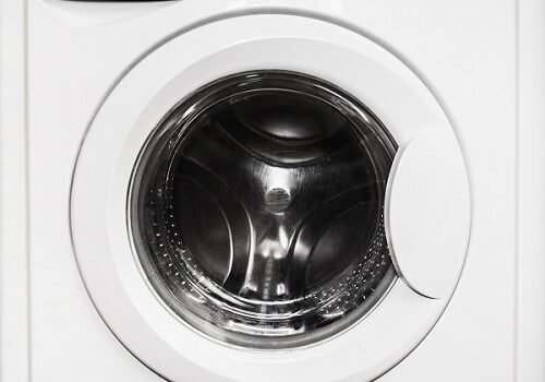 Washers 9 close up of a closed door empty washing machine 2021 08 26 17 11 04 utc