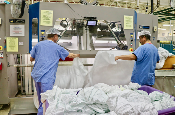 hospital laundry machine