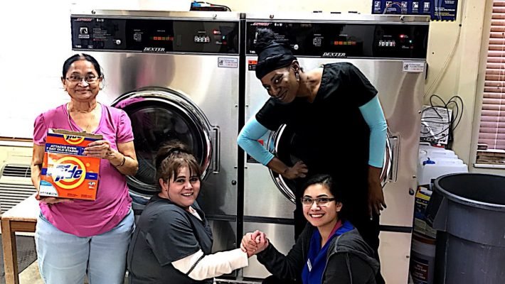 industrial washing machine and dryer