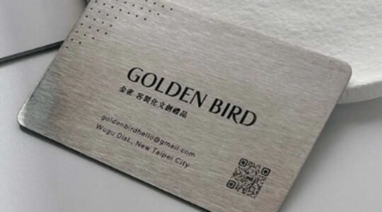 metallic business cards uk